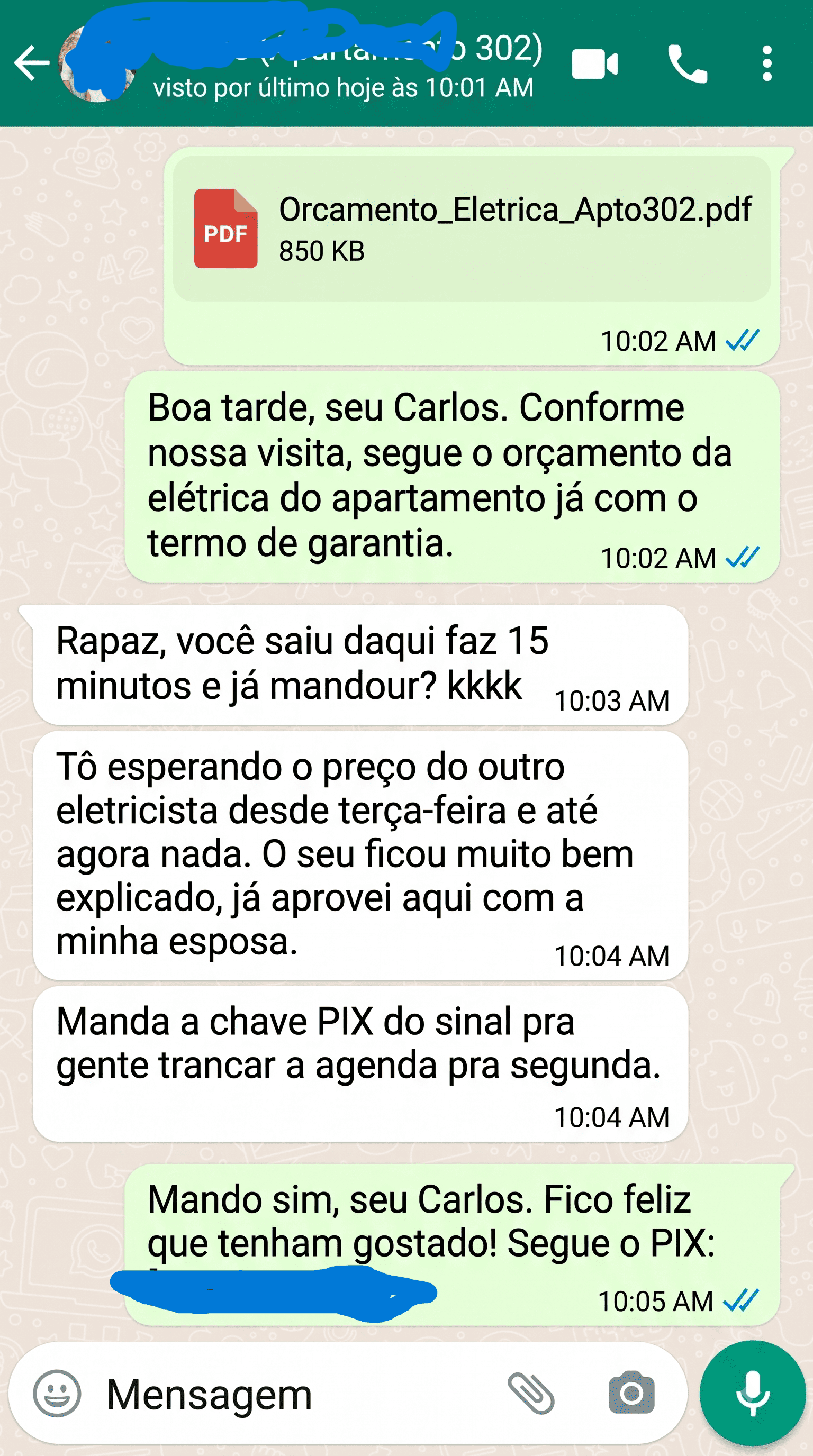 Depoimento WhatsApp 2
